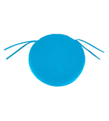 Plow & Hearth Outdoor Furniture Cushions | Outdoor Living Sunbrella Round Chair Cushion With Ties, 16" X 2" - Bandana