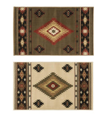 Plow & Hearth Home Accents | Indoor Living Vista Desert Rug, 30" X 50" - Beige