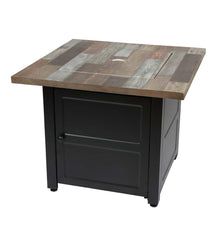 Plow & Hearth Fire Pits | Fireplace & Hearth Beldon Outdoor Lp Gas Fire Pit With Printed Resin Mantel, 30"