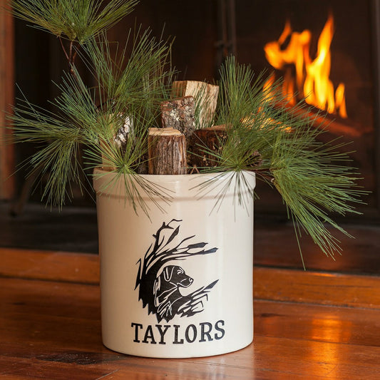 Personalized Labrador Stoneware Crock, 2 Gallons