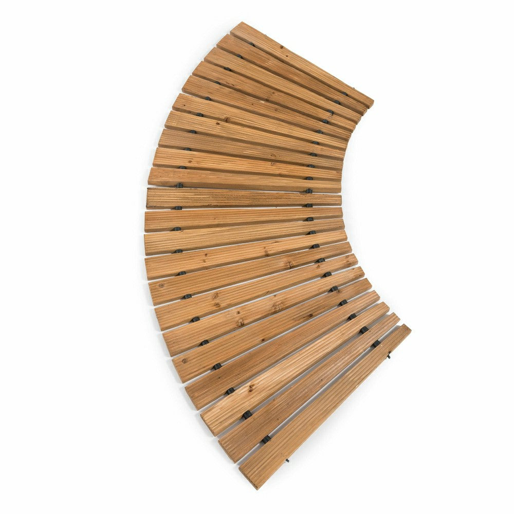 Portable Wooden Curved Pathway