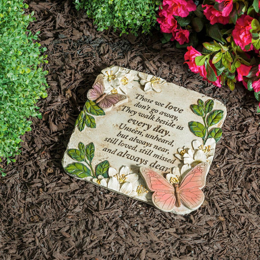 Those We Love Butterflies Memorial Garden Stone