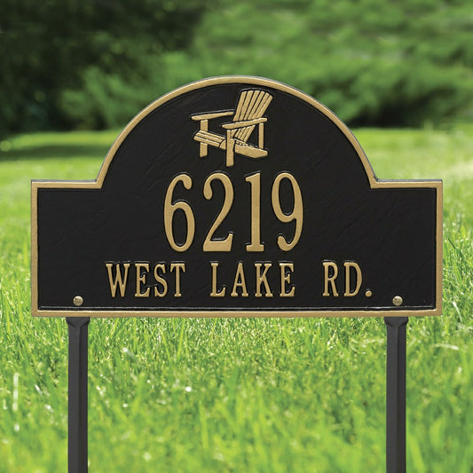 Adirondack Lawn Plaque