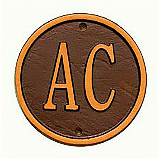 Cast Aluminum Personalized Pine Welcome Wall Plaque