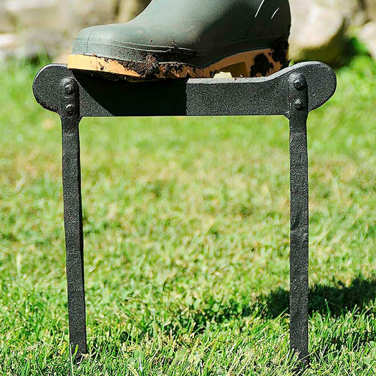 Wrought Iron Powder-Coated Boot Scraper