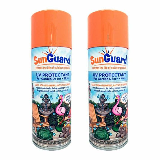 SunGuard UV Protectant Spray for Outdoor Decor, 2-Pack