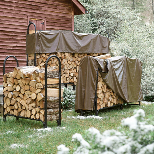 Medium Heavy-Duty Steel Log Rack
