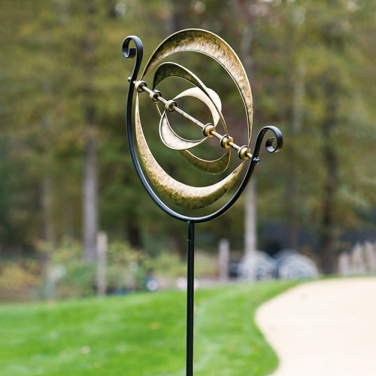 72" Galactic Hammered Metal Wind Spinner