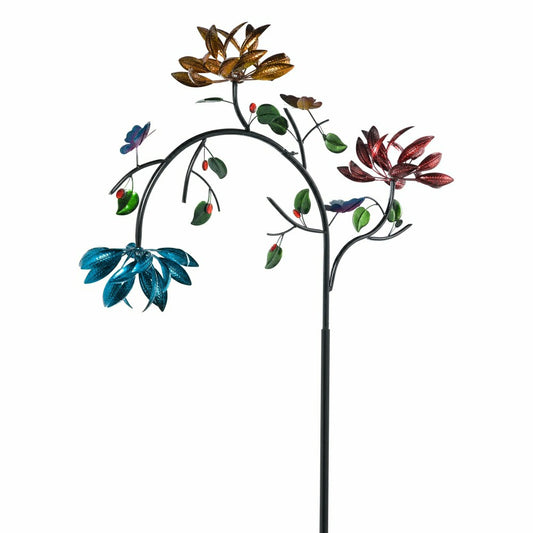 91"H Wind Spinner, Spinner Flowers