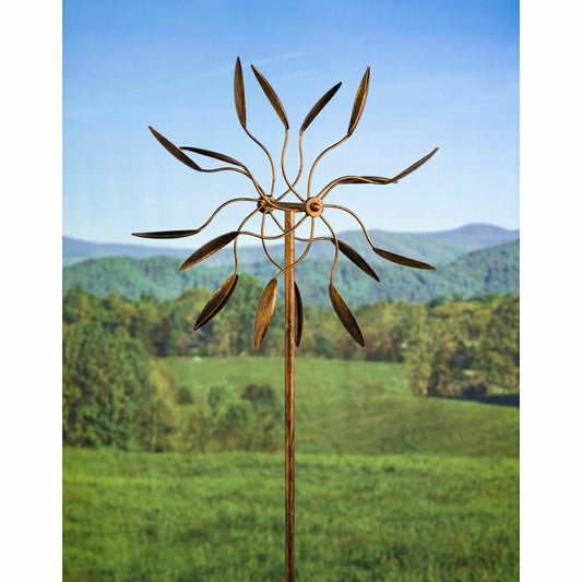 Twirler Metal Kinetic Garden Wind Spinner