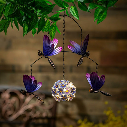 Dragonfly Solar Hanging Mobile