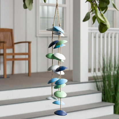 Multicolor Metal and Jute Wind Chime