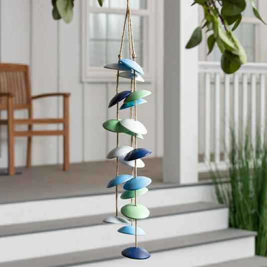 Multicolor Metal and Jute Wind Chime