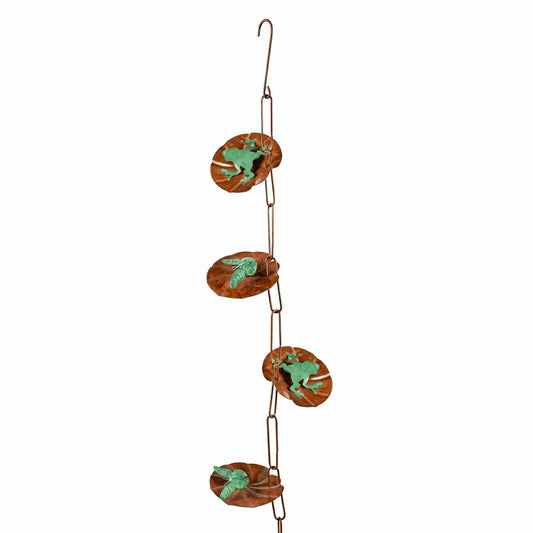 Lily Pad Hanging Garden Rain Chain