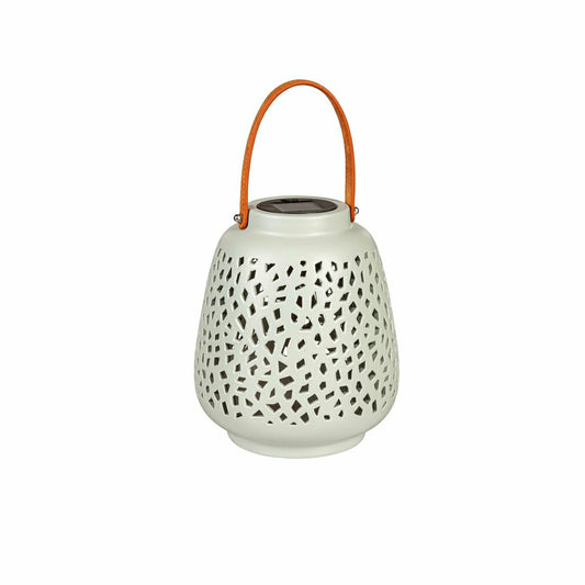 VivaStyle Outdoor Lamp & Lighting, Ceramic Speckled Cut Out Solar Lant