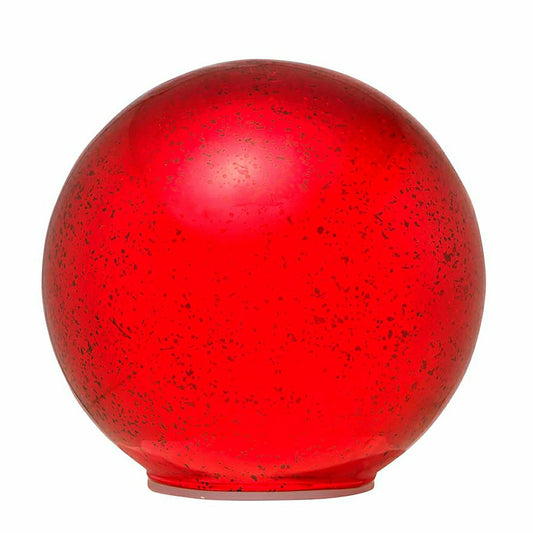 Mercury Glass Globe, Set of 3, Red