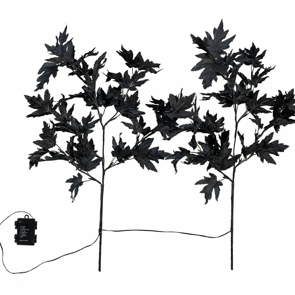 Halloween Maple Indoor/Outdoor LED Color Changing Artificial Branch, 3