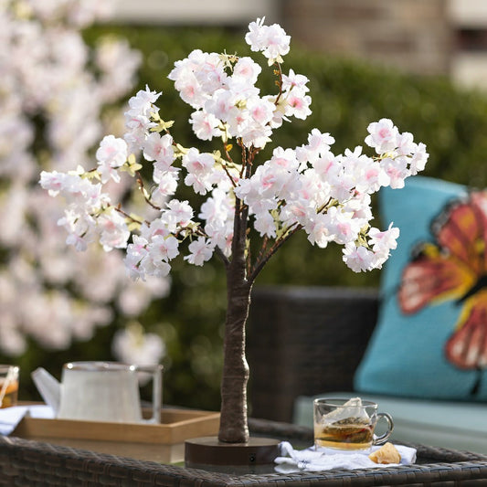 Lighted Tabletop Weeping Cherry Tree