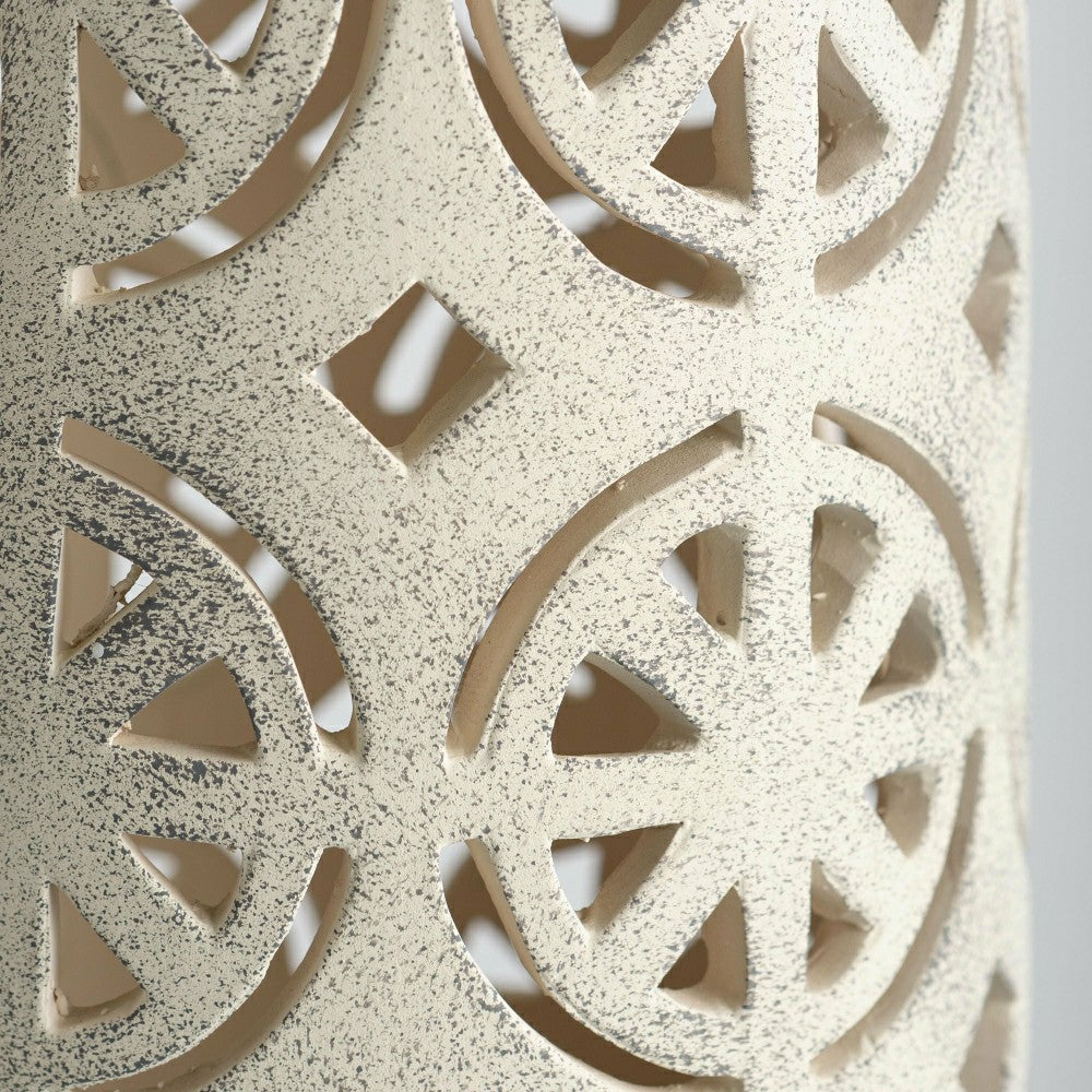 Aqua Crackle Glazed Ceramic Birdbath