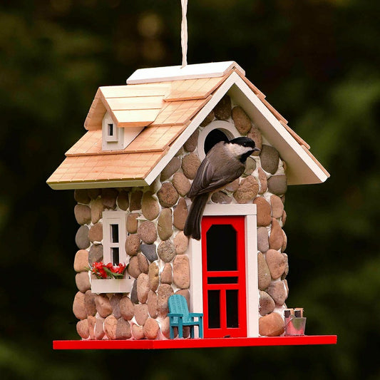Stone Cottage Birdhouse