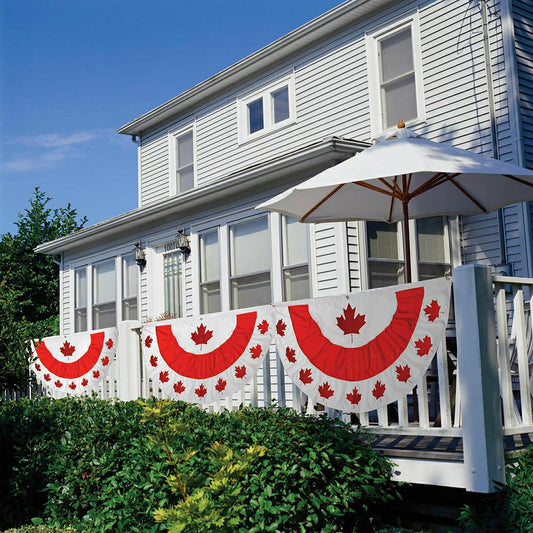 Canadian Maple Leaf Applique Bunting