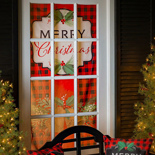 Christmas Joy Shadow Scapes Window Shade
