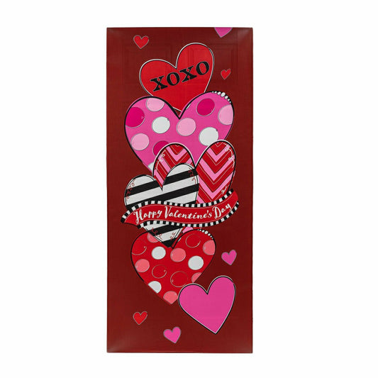 Happy Valentine's Day Sweethearts Elastic Door Cover