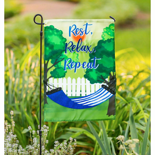 Metal Garden Flag Stand, 3 piece