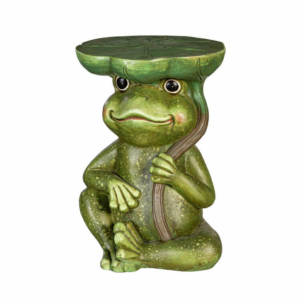 17" Resin Frog Patio Table