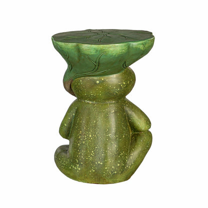 17" Resin Frog Patio Table