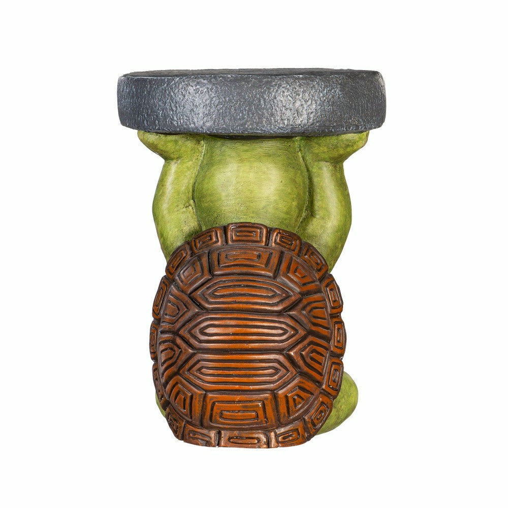 17" Resin Turtle Patio Table