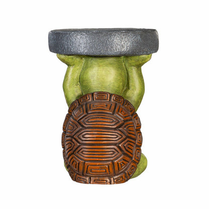 17" Resin Turtle Patio Table
