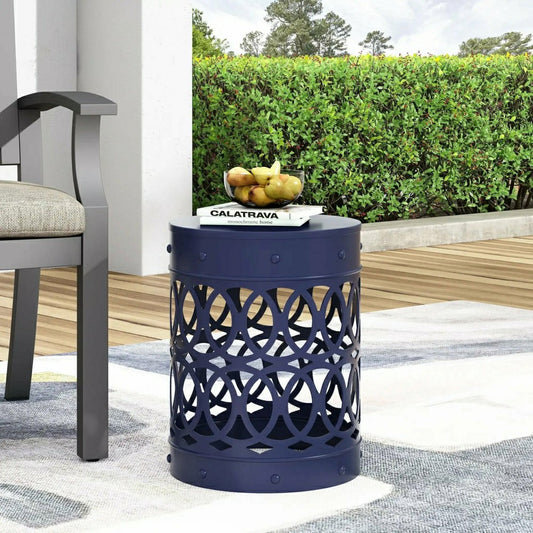 Riviera Outdoor Metal Large End Table