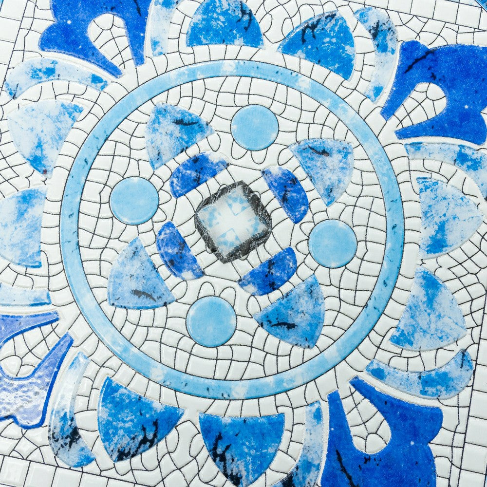 Santorini Breeze Mosaic Bistro Table and Chair Set
