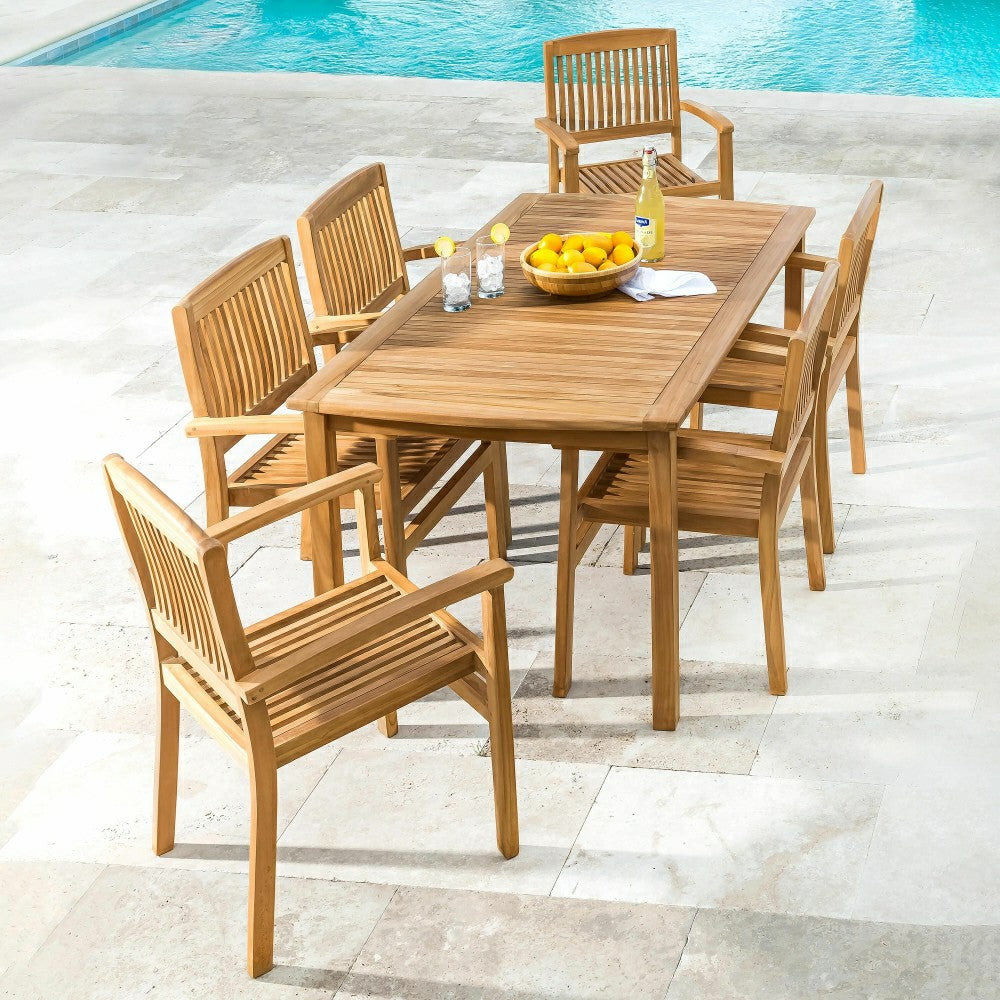 Rectangular Teak Dining Table