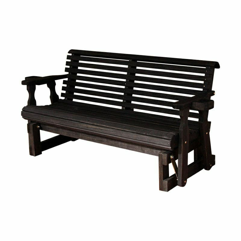 Amish Casual Heavy Duty Roll Back 5 Foot Treated Porch Glider