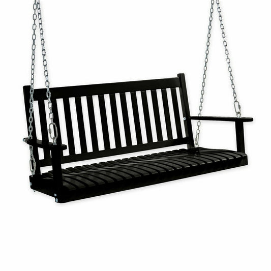 Slatted Wood Porch Swing
