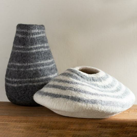 Wool Vases, Set of 2