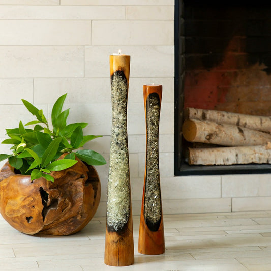 RESIN&WOOD CNDLR TL