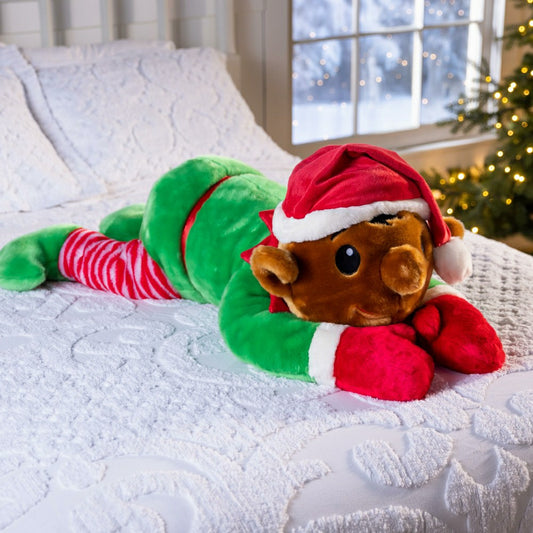 Tingle Elf Plush Cuddle Holiday Body Pillow