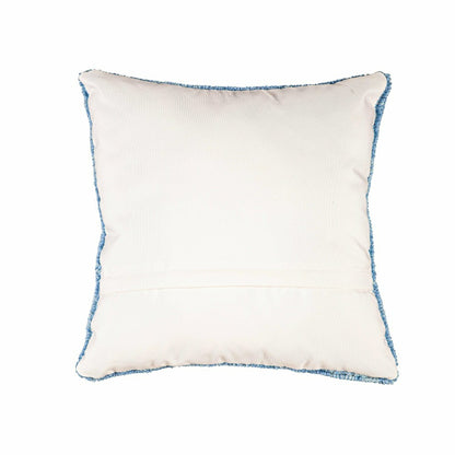 Indoor/Outdoor Bee Hooked Polypropylene Throw Pillow