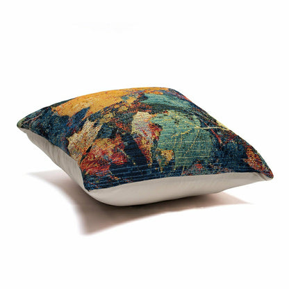 Indoor/Outdoor Autumn Leaves Polypropylene Throw Pillow
