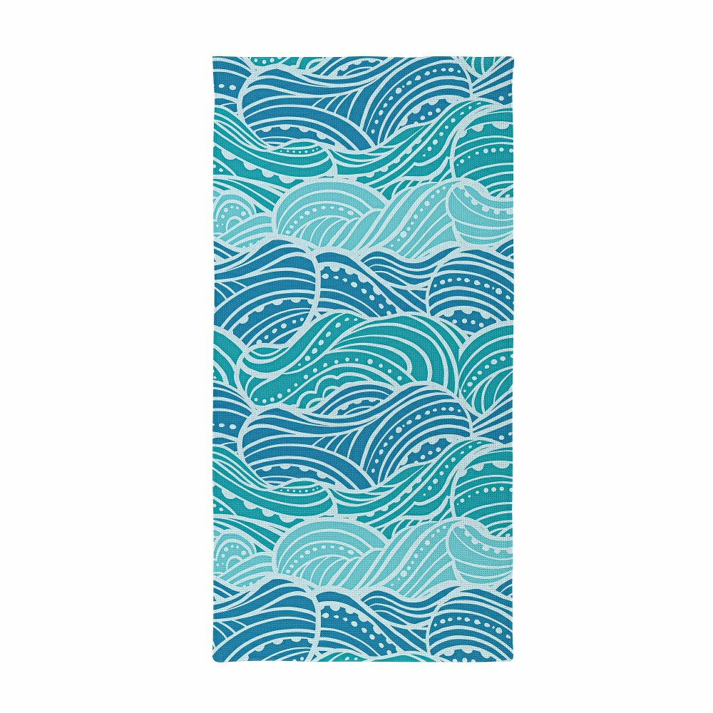 Make Waves Quick Dry Towel and Matching Carrying Case, 60" x 30"