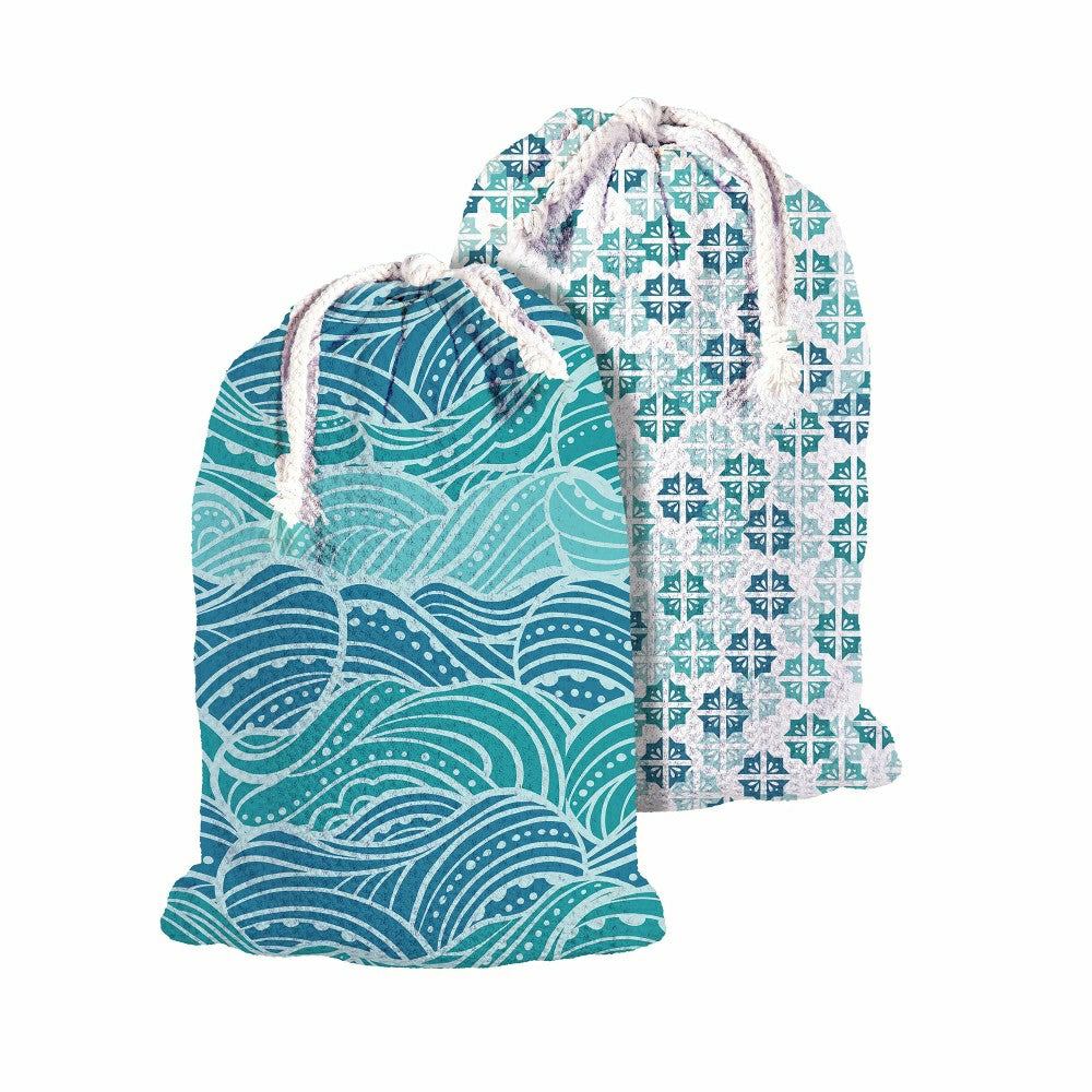 Make Waves Quick Dry Towel and Matching Carrying Case, 60" x 30"