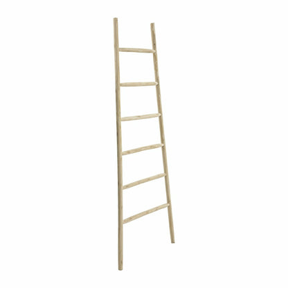 Natural Teak Branch Towel Ladder