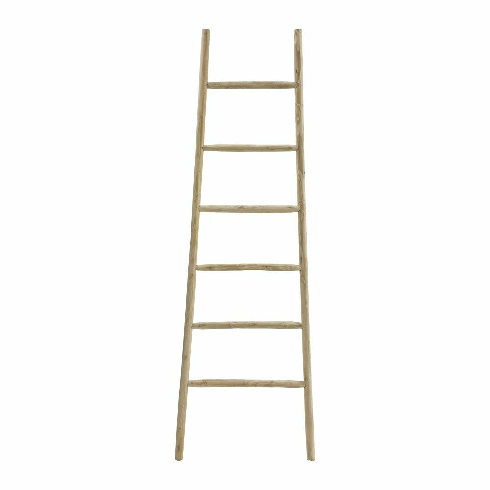 Natural Teak Branch Towel Ladder