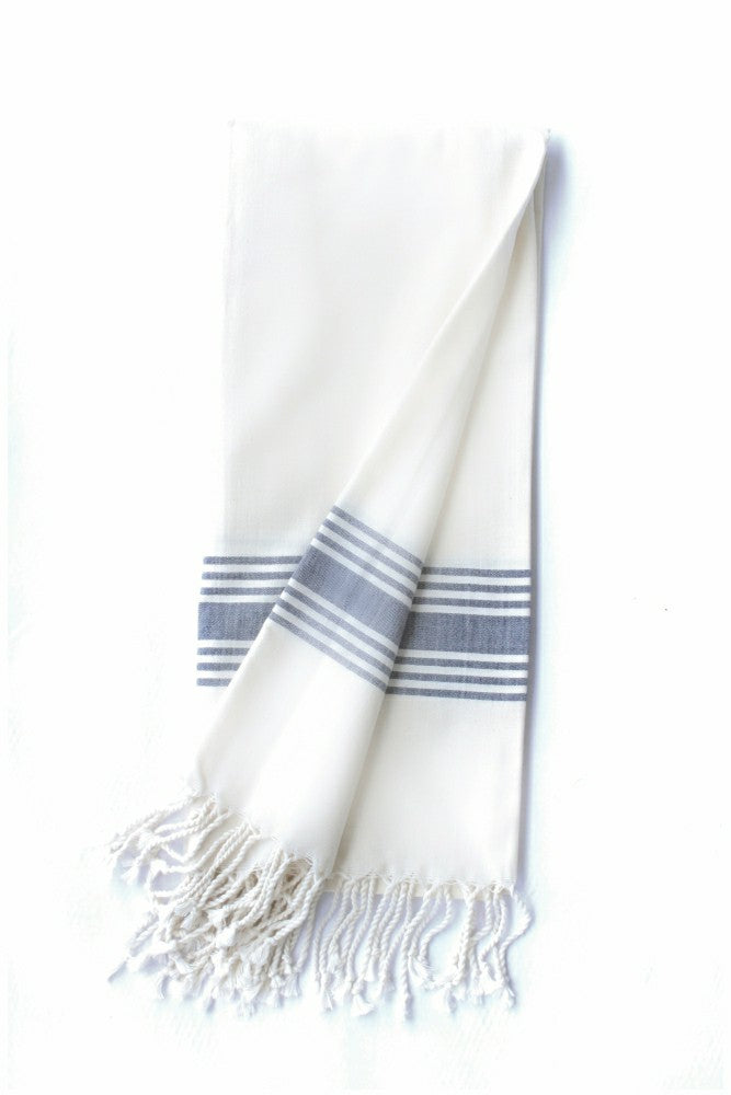 Le Boulou Towel - White