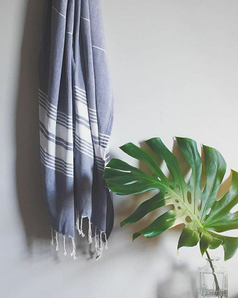 Le Boulou Towel - Blue