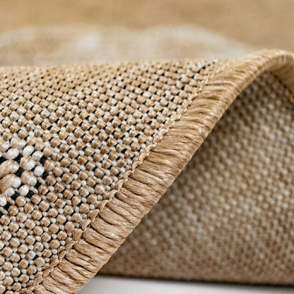 Indoor/Outdoor Textured Shells Polypropylene Runner, 23" x 7'6"