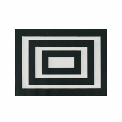Black and White Frame Layering Mat